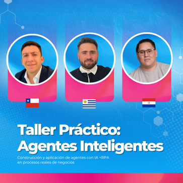InQuality llevó a Asunción el primer taller práctico de Agentes Inteligentes con Rocketbot & SaturnStudio. El 9 y 10 de abril, en el Espacio Mburucuya, equipos de tecnología y operaciones aprendieron a construir agentes inteligentes en vivo, aplicados a casos reales del mercado paraguayo.